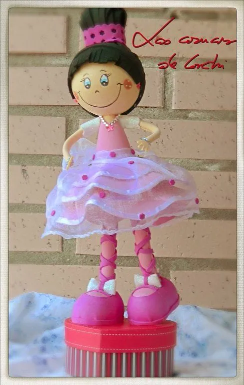 bailarina fofucha | Aprender manualidades es facilisimo.com
