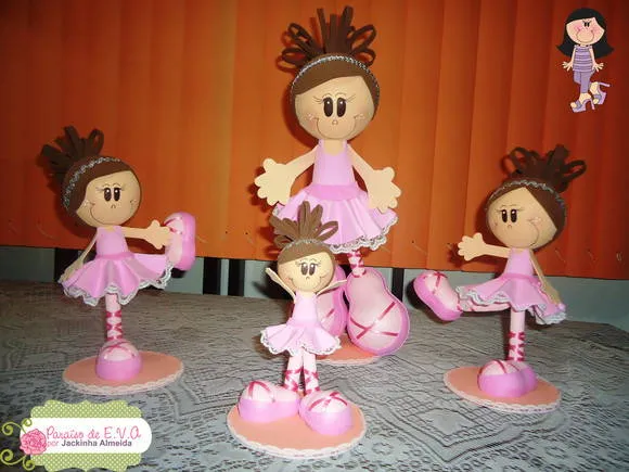 Fofucha bailarina ballet - Imagui