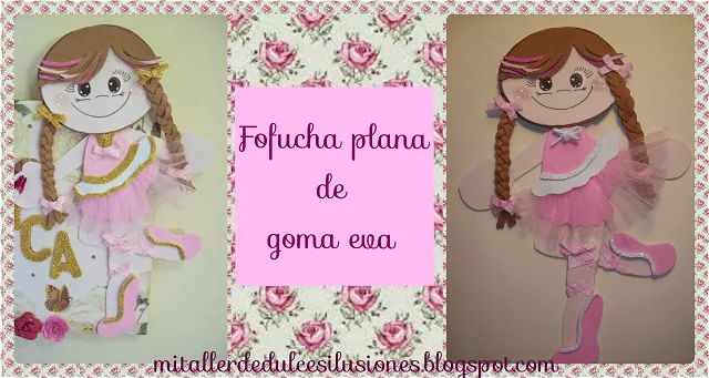FOFUCHA BAILARINA PLANA y unos consejitos. | MI TALLER DE DULCES ... FOFUCHA BAILARINA PLANA y unos consejitos. | MI TALLER DE DULCES ...