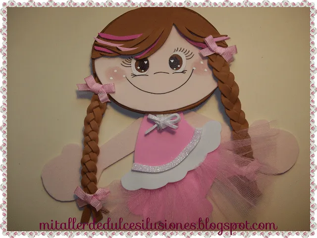 FOFUCHA BAILARINA PLANA y unos consejitos. | MI TALLER DE DULCES ... FOFUCHA BAILARINA PLANA y unos consejitos. | MI TALLER DE DULCES ...