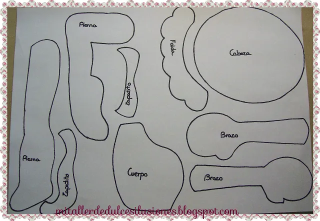 FOFUCHA BAILARINA PLANA y unos consejitos. | MI TALLER DE DULCES ... FOFUCHA BAILARINA PLANA y unos consejitos. | MI TALLER DE DULCES ...