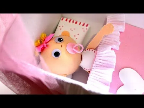 fofucha bebe con cuna de foamy o goma Eva - YouTube fofucha bebe con cuna de foamy o goma Eva - YouTube