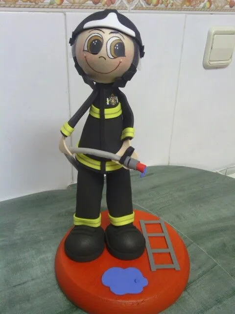 Fofucha bombero | POMPIER GENDARME | Pinterest