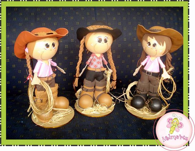 Fofucha Cowgirl - Goma Eva Manualidades