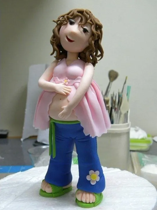 Fofucha embarazada | Muñecas | Pinterest