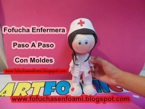 FOFUCHA ENFERMERA CON VESTIDO BLANCO Y MOLDES - YouTube