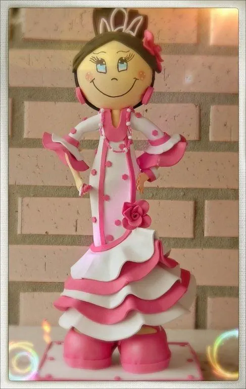 fofucha flamenca | Aprender manualidades es facilisimo. fofucha flamenca | Aprender manualidades es facilisimo.