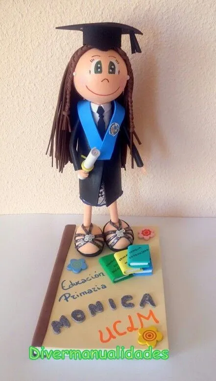 Fofucha graduada. Divermanualidades una idea una creacion en ... Fofucha graduada. Divermanualidades una idea una creacion en ...