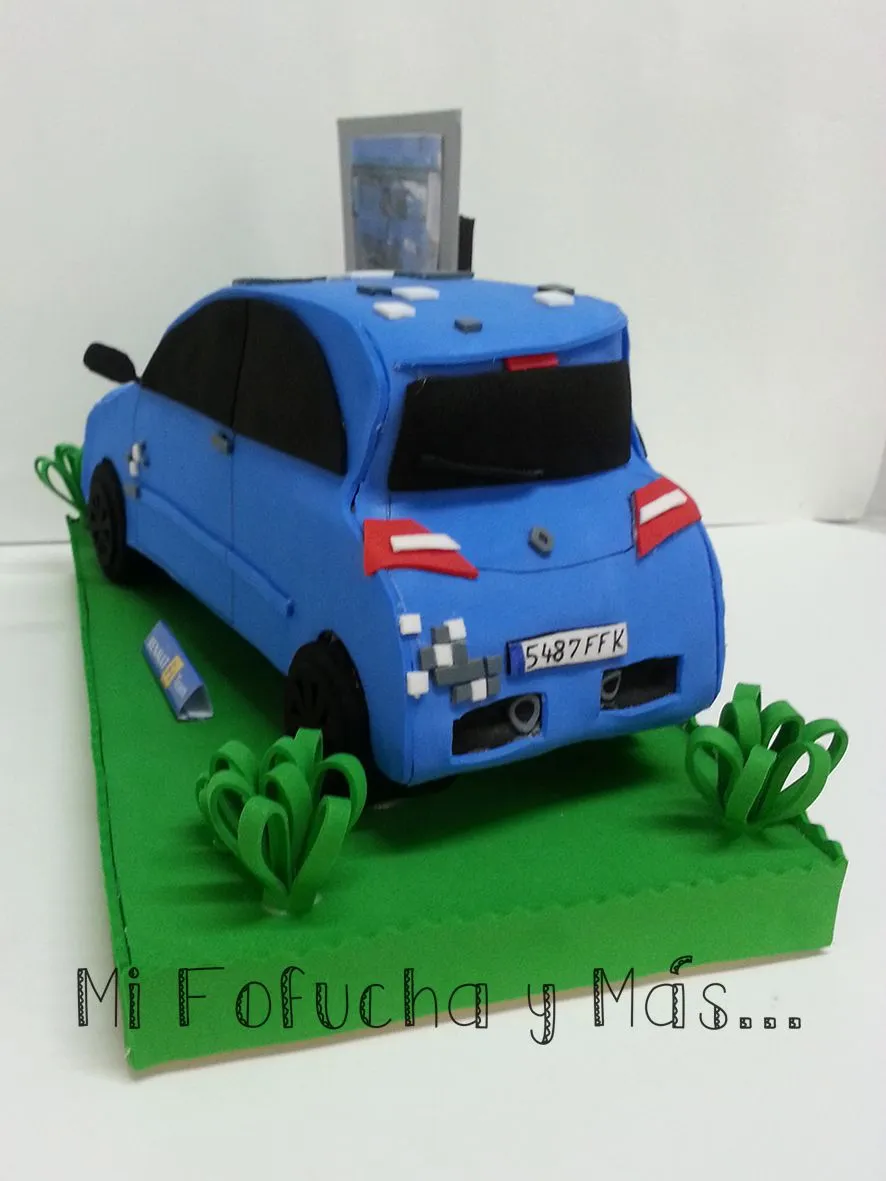 Mi Fofucha y Mas...: Coche en Goma Eva