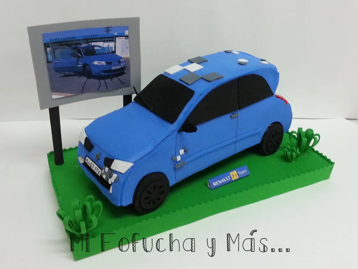 Mi Fofucha y Mas...: Coche en Goma Eva