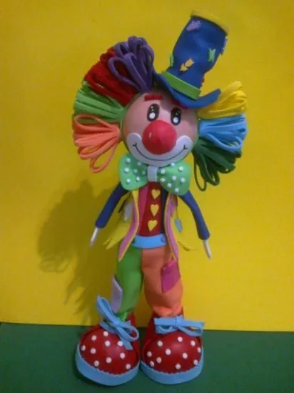 Fofucha Payaso on Pinterest | Clowns, Viorica Cakes and Ems