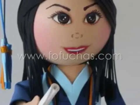 Fofucha Personalizada Graduación - YouTube