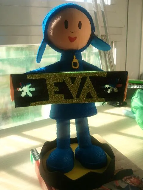 Fofucha pocoyo para regalo, con el nombre de la niña o el niño ...