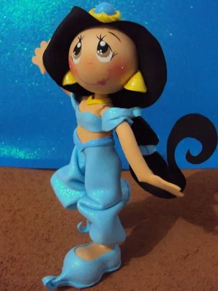 fofucha princesa Jasmine | Manualidades, Jazmín y Diversión fofucha princesa Jasmine | Manualidades, Jazmín y Diversión