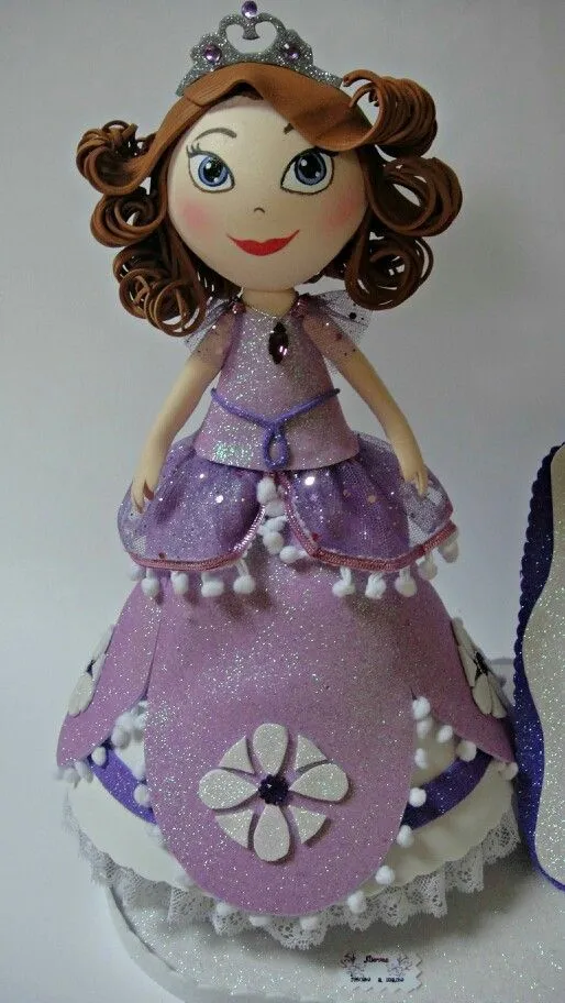 Fofucha princesa Sofía | Nieves fofuchas | Pinterest Fofucha princesa Sofía | Nieves fofuchas | Pinterest