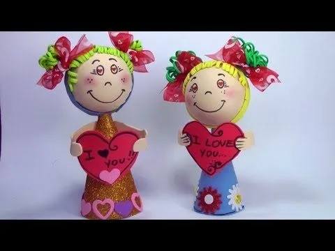 Fofucha regalo para San Valentin -Valentine Day - | Manualidades ...
