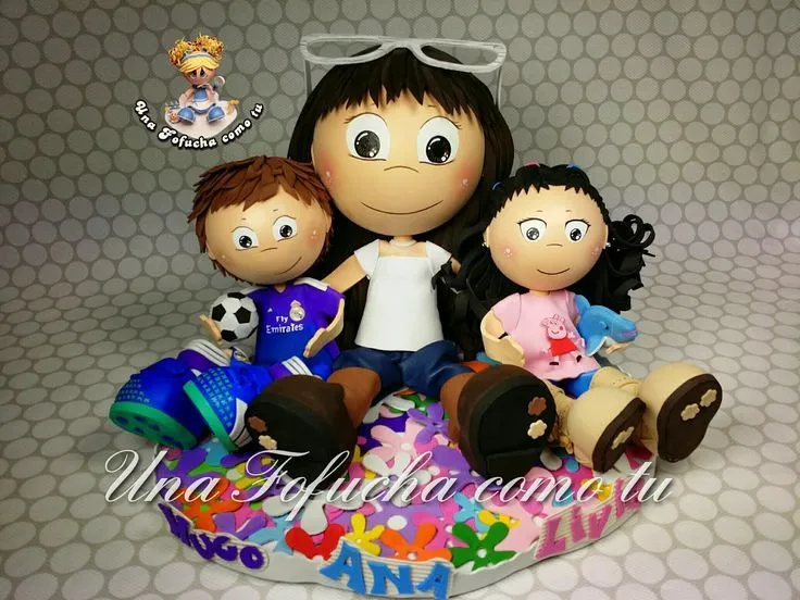 Una Fofucha como tu: Ana, con sus dos niños, Hugo y Livia... https ... Una Fofucha como tu: Ana, con sus dos niños, Hugo y Livia... https ...