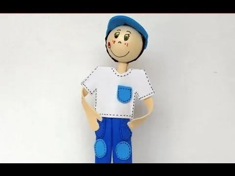 Fofucha varón - Muñeco de goma eva (foamy) parte 1 - Manualidades ... Fofucha varón - Muñeco de goma eva (foamy) parte 1 - Manualidades ...