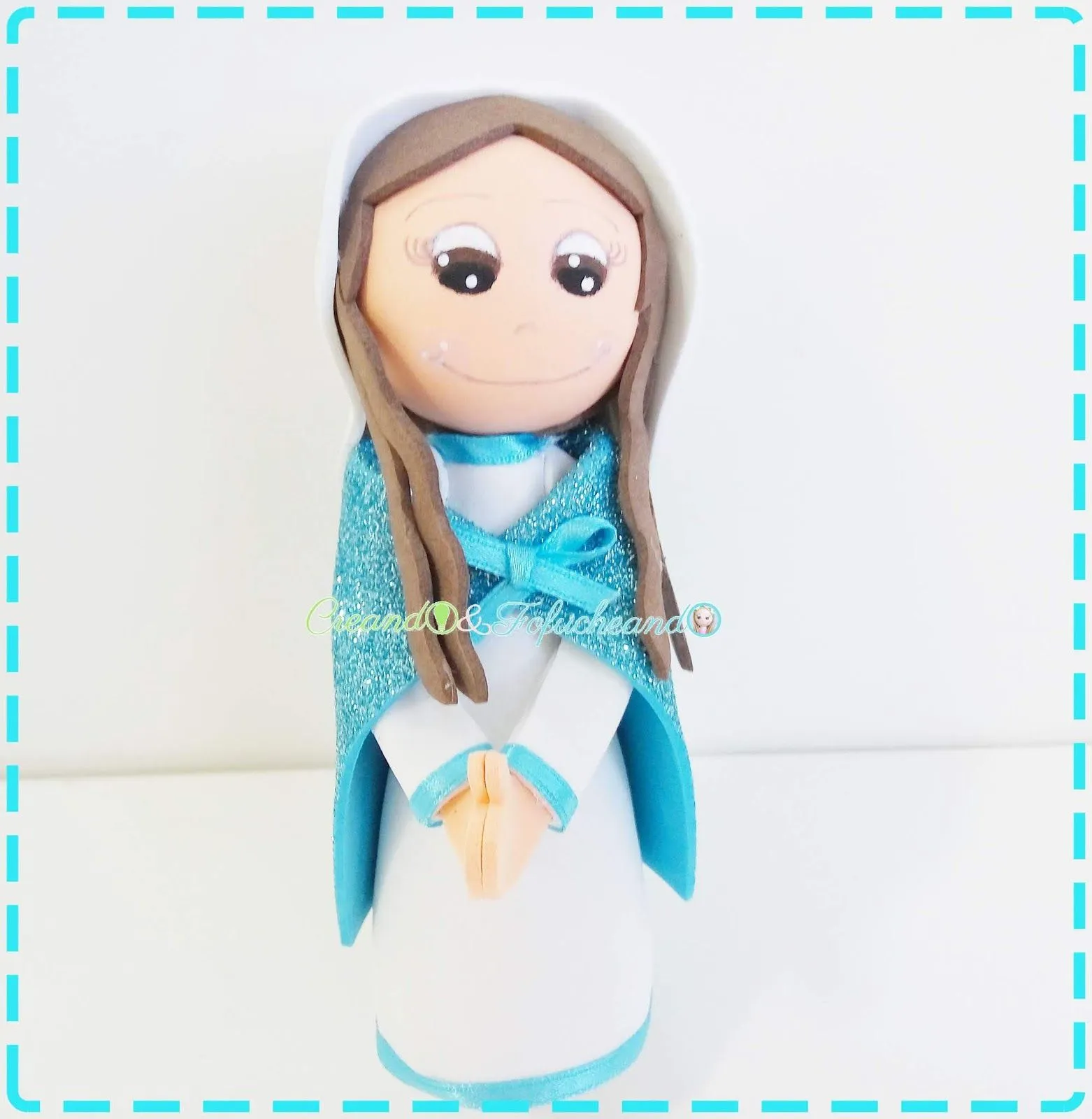 Fofucha Virgen María Paso a Paso - Cómo Hacer un Portal de Belén,Nacimiento o Pesebre de Fofuchos | Creando y Fofucheando Fofucha Virgen María Paso a Paso - Cómo Hacer un Portal de Belén,Nacimiento o Pesebre de Fofuchos | Creando y Fofucheando