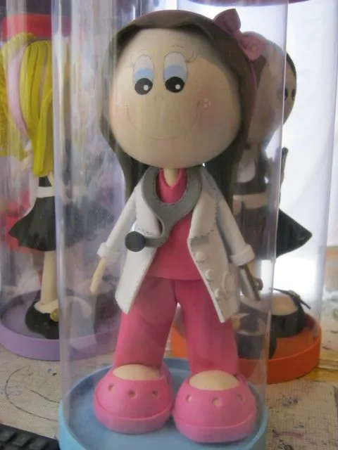 Mis Fofuchas 2013 Artfoamicol: Fofucha Pediatra Muñecas 3D Nuevos ...