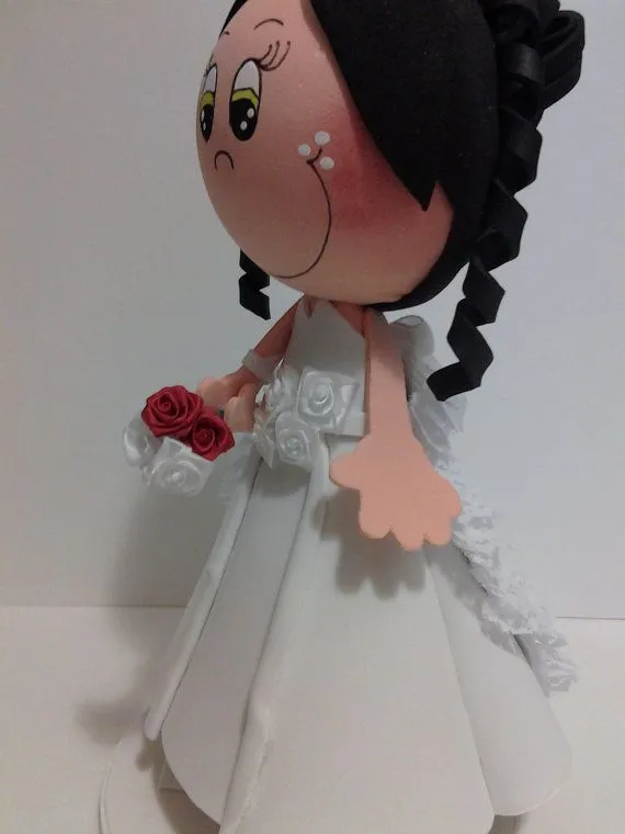 Mis Fofuchas 2013 Artfoamicol: Fofucha Vestido De Novia Nupcial ... Mis Fofuchas 2013 Artfoamicol: Fofucha Vestido De Novia Nupcial ...