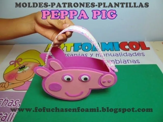 Mis Fofuchas 2013 Artfoamicol: BOLSOS O COLTILLONES PEPPA PIG PARA ...