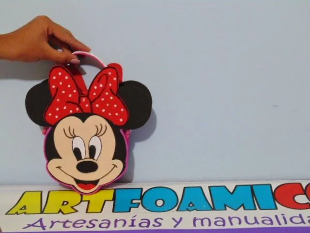 Mis Fofuchas 2013 Artfoamicol: BOLSOS O COTILLONES MINNIE MOUSE EN ...