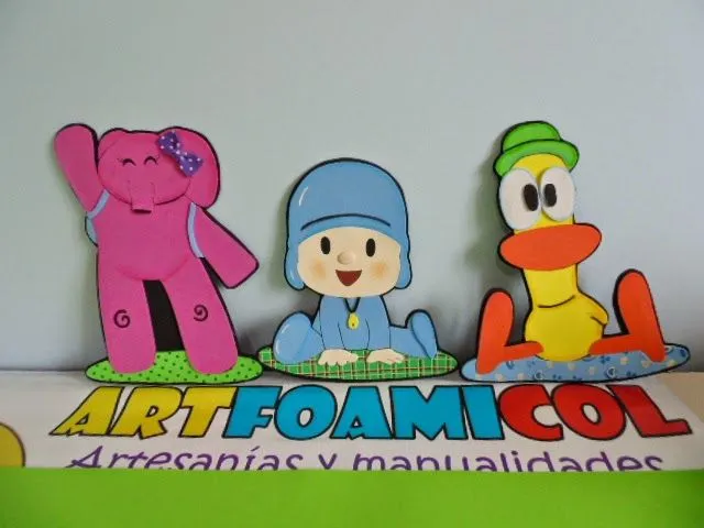 Mis Fofuchas 2013 Artfoamicol: ELLY DE LA SERIE INFANTL POCOYO ...