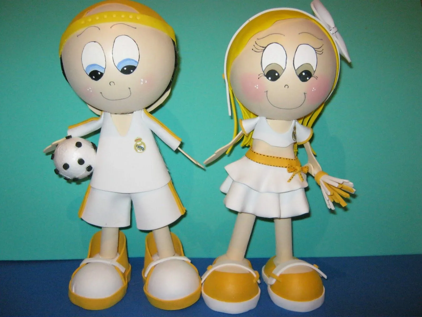 Mis Fofuchas 2013 Artfoamicol: Fofucha y Fofucho Pareja Real ...