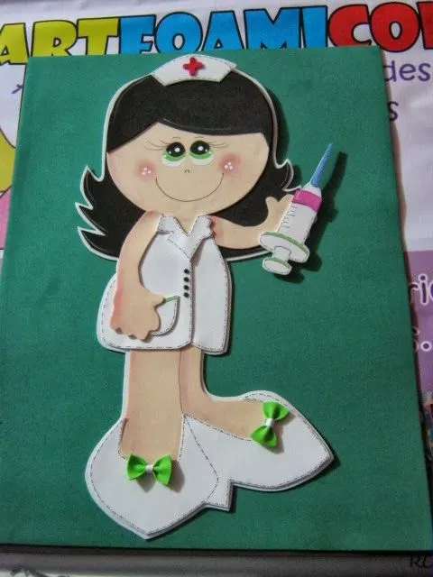 Mis Fofuchas 2013 Artfoamicol: FOFUCHA PLANA ENFERMERA EN FOAMY O ... Mis Fofuchas 2013 Artfoamicol: FOFUCHA PLANA ENFERMERA EN FOAMY O ...