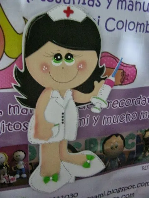 Mis Fofuchas 2013 Artfoamicol: FOFUCHA PLANA ENFERMERA EN FOAMY O ... Mis Fofuchas 2013 Artfoamicol: FOFUCHA PLANA ENFERMERA EN FOAMY O ...