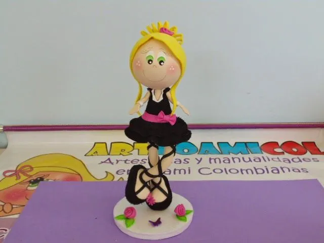 Mis Fofuchas 2013 Artfoamicol: FOFUCHA PRINCESA BAILARINA CON TUTU ...