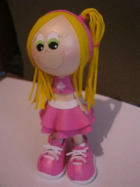 Mis Fofuchas 2013 Artfoamicol: Nueva Fofucha Rosita Rubia+Tenis ... Mis Fofuchas 2013 Artfoamicol: Nueva Fofucha Rosita Rubia+Tenis ...