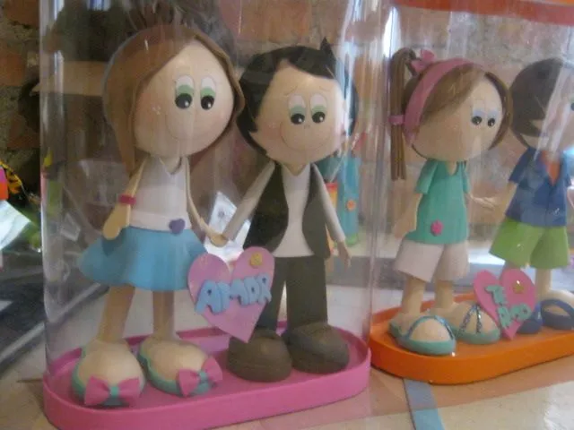 Mis Fofuchas 2013 Artfoamicol: Fofuchas 3D Parejas Para Amor Y ...