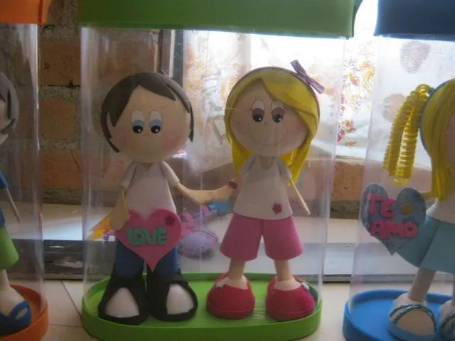 Mis Fofuchas 2013 Artfoamicol: Fofuchas 3D Parejas Para Amor Y ...