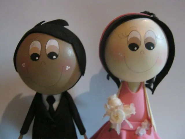 Mis Fofuchas 2013 Artfoamicol: Fofuchas Pareja Novios Foami Goma ...