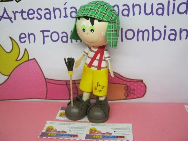 Mis Fofuchas 2013 Artfoamicol: FOFUCHO DEL CHAVO DEL OCHO EN FOAMY ...