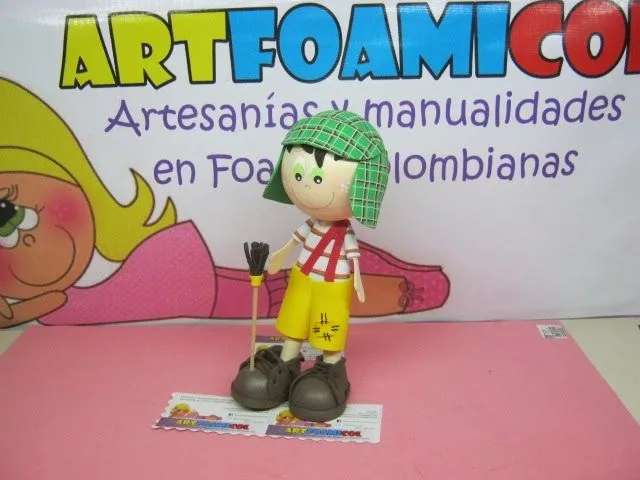 Mis Fofuchas 2013 Artfoamicol: FOFUCHO DEL CHAVO DEL OCHO EN FOAMY ...