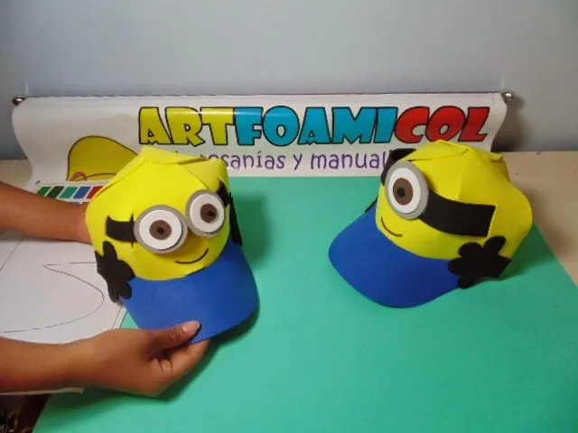 Mis Fofuchas 2013 Artfoamicol: LOS MINIONS GORRAS EN FOAMY SUPER ...