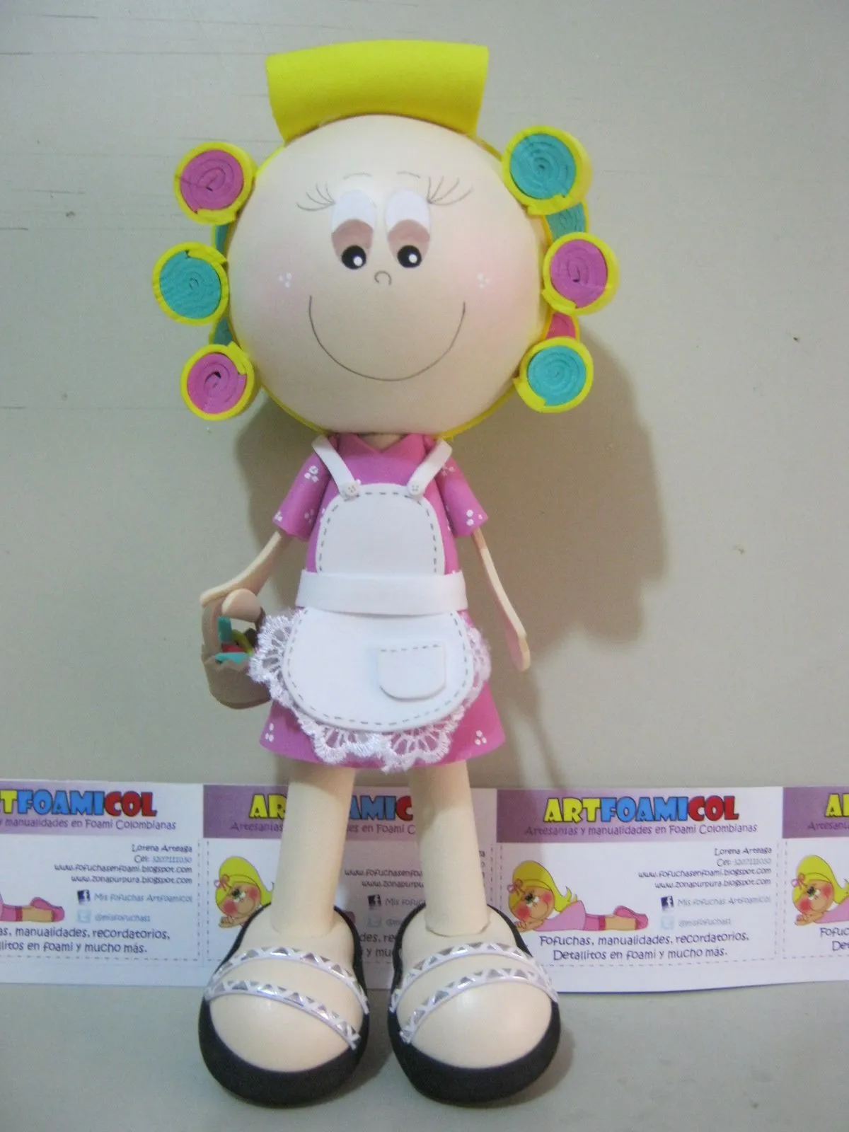 Mis Fofuchas 2013 Artfoamicol: MUÑECA FOFUCHA DOÑA FLORINDA EN ...