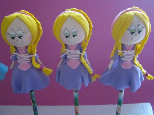 Mis Fofuchas 2013 Artfoamicol: Princesas Disney Fofuchas Fofulapiz ...