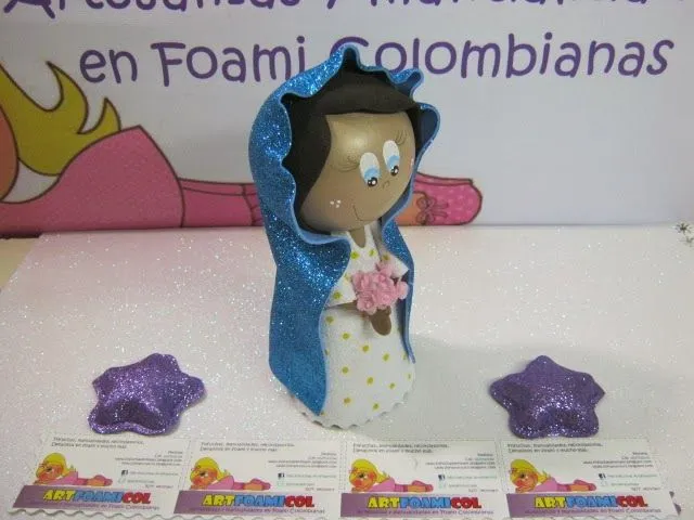 Mis Fofuchas 2013 Artfoamicol: VIRGEN MARIA PARA PESEBRE ...