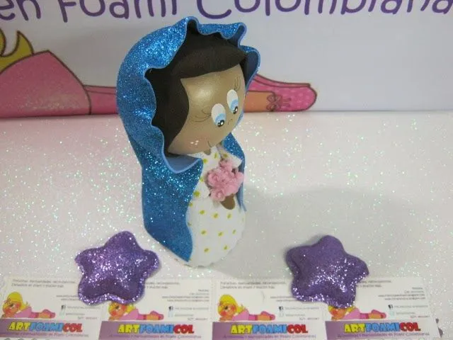 Mis Fofuchas 2013 Artfoamicol: VIRGEN MARIA PARA PESEBRE ...