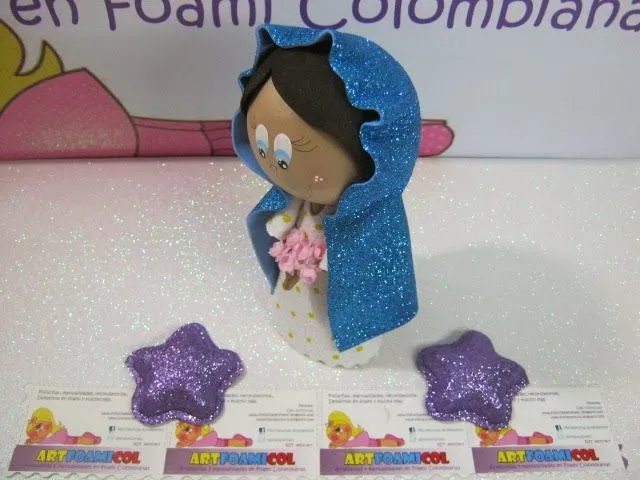 Mis Fofuchas 2013 Artfoamicol: VIRGEN MARIA PARA PESEBRE ...