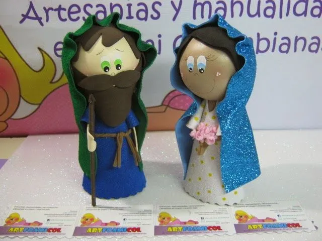 Mis Fofuchas 2013 Artfoamicol: VIRGEN MARIA PARA PESEBRE ...