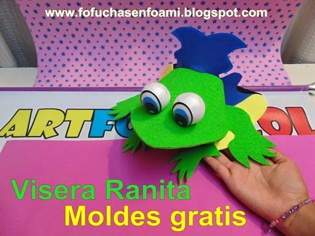 Mis Fofuchas 2013 Artfoamicol: VISERAS DE ANIMALITOS EN FOAMY PARA ...