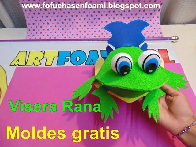 Mis Fofuchas 2013 Artfoamicol: VISERAS DE ANIMALITOS EN FOAMY PARA ...