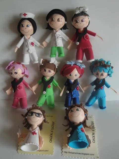LAS FOFUCHAS DE AMORIN: NUEVOS BROCHES FOFUAMORINAS ENFERMERAS CON ...