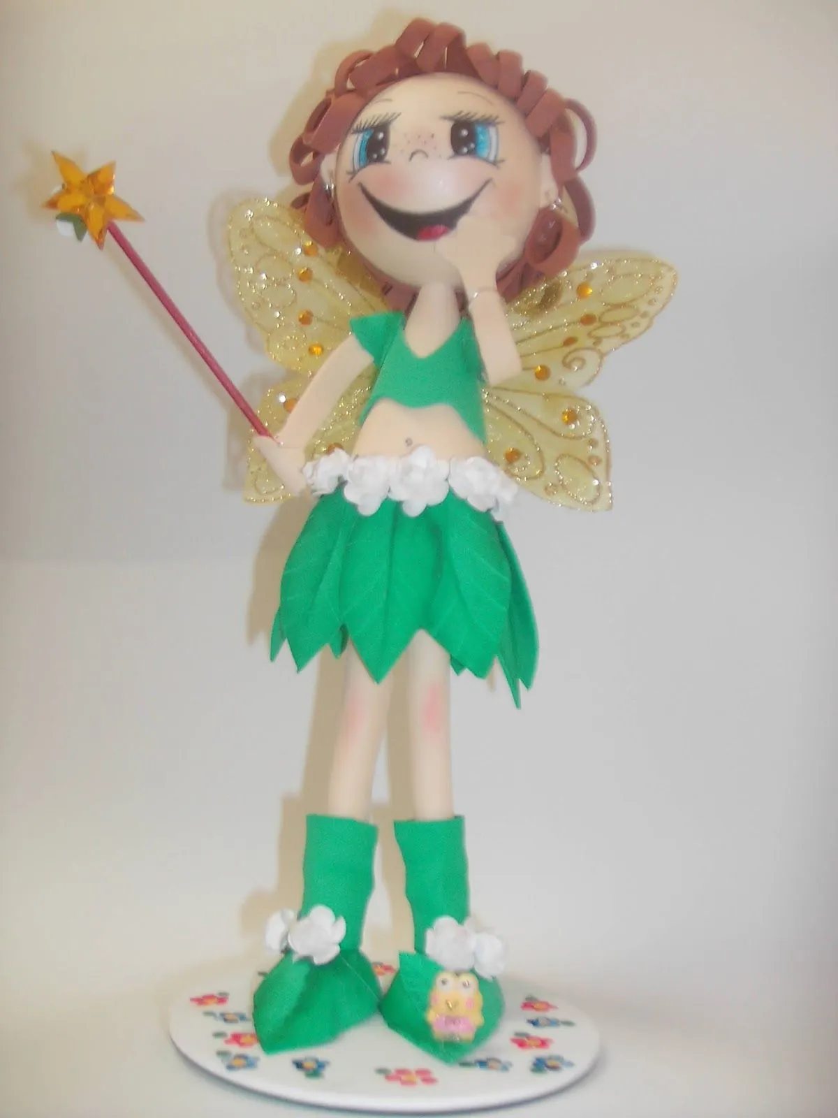 Fofuchas Anneta: Fofucha Hada del Bosque " Alicia"