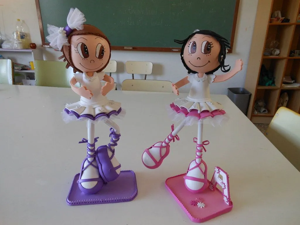 Fofuchas Bailarinas | Aprender manualidades es facilisimo.